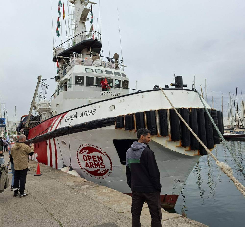 LA FLOTILLA GLOBAL SUMMUD OPEN ARMS A PUNTO DE SALIR DEL PUERTO DE BARCELONA20260412 120832