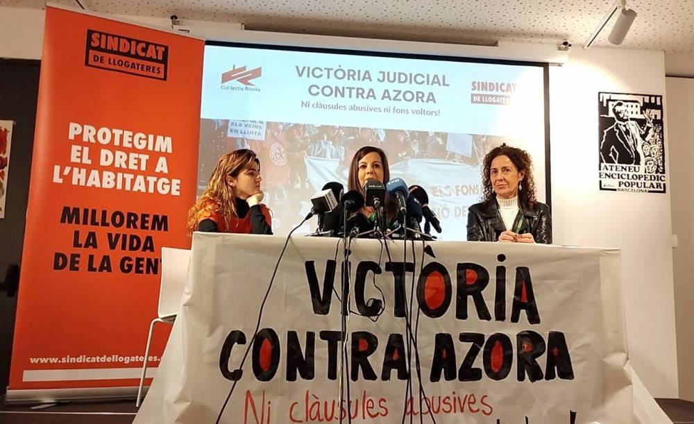 Sindicat de llogateres victoria contra azora