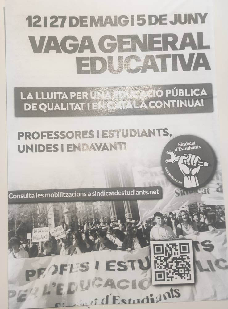 Sinduicat destudiants vagues al maig 2026 1778311672018