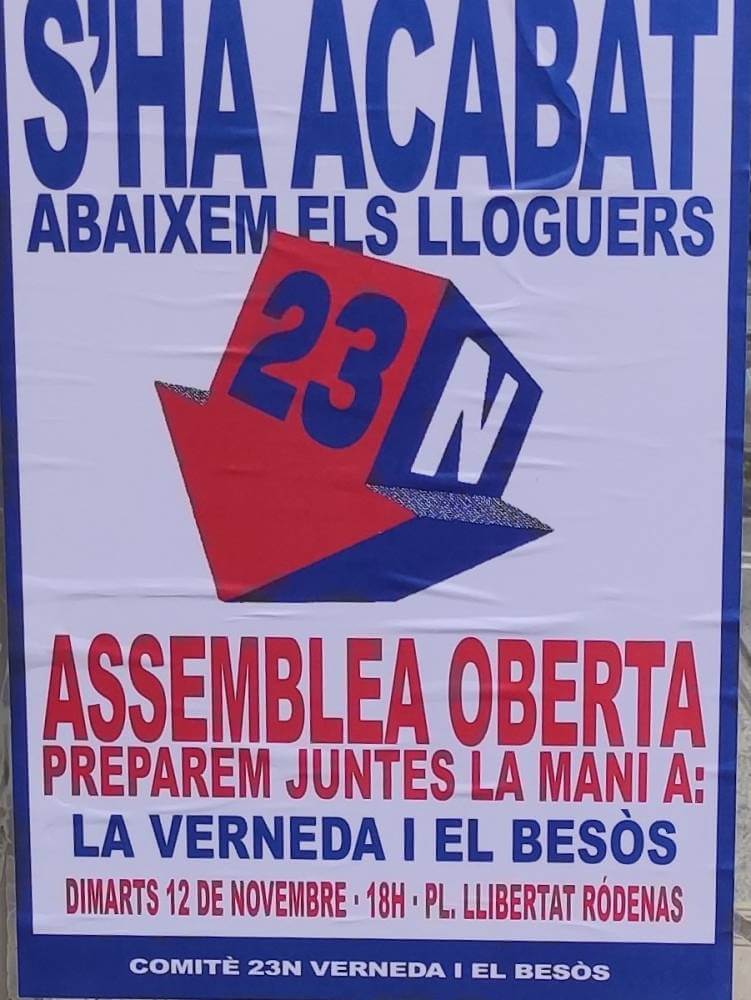 Verneda y besos assemblea oberta habitatge sha acabat 2 1730992888268 495 k 