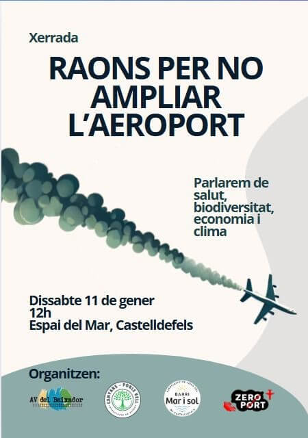 zeroport raons per no ampliar laeroport xerrada a Castelldefels